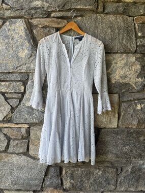 french connection long sleeve faux wrap sweater dress French Connection Long Sleeve Faux Wrap Sweater Dress In Olive Night - 36% Off